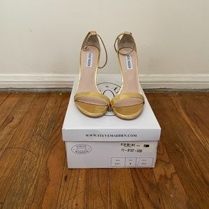 Steve Madden Gold Heels